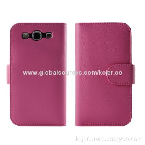 PU Leather Cases for Samsung Galaxy S3 (i9300) with Magnetic Flap, OEM Orders Welcomed
